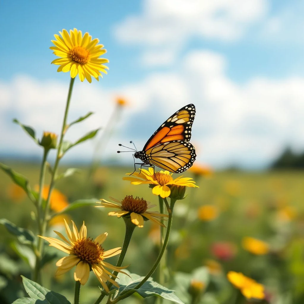 Happy Butterfly Spring Jigsaw Puzzle for Kids