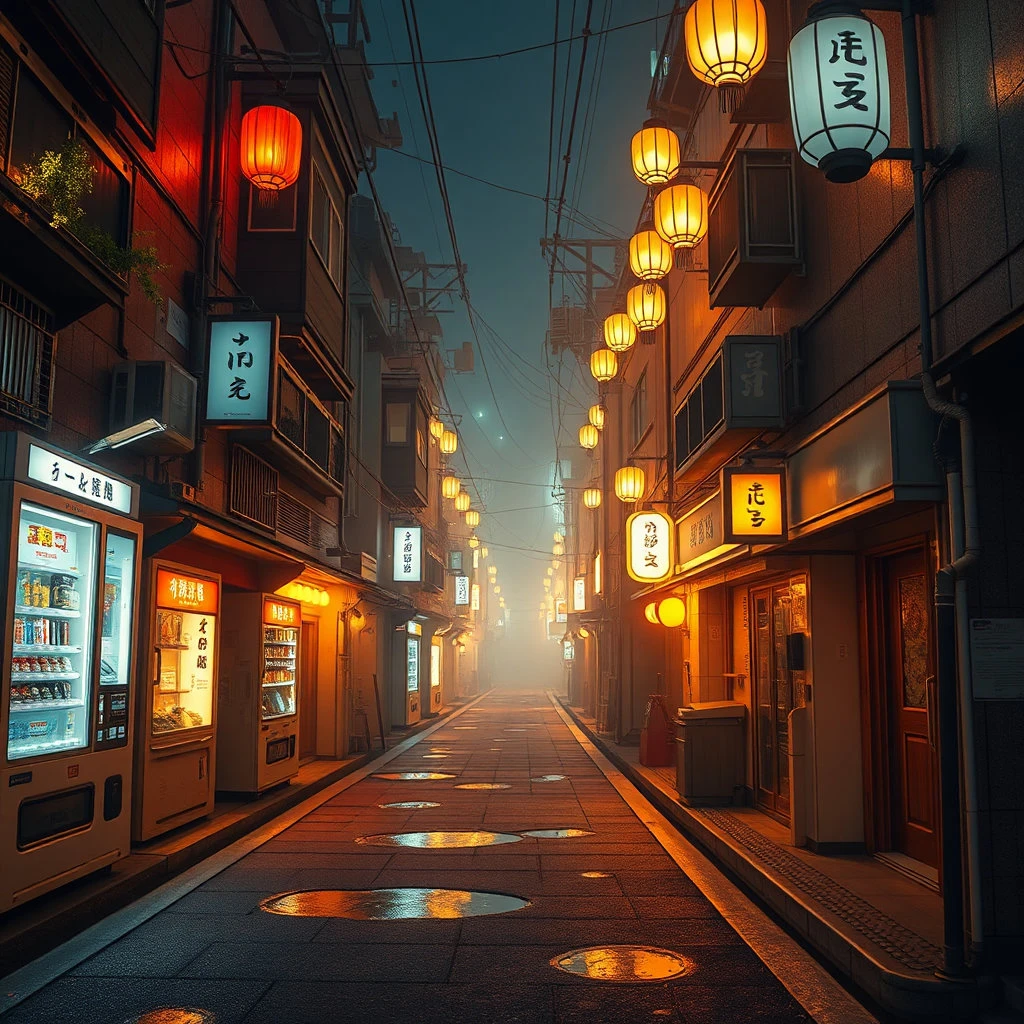 Lantern Street Japan Jigsaw Puzzle for Kids