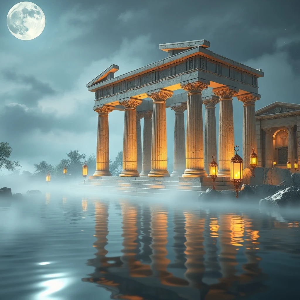 Ancient Greek Temple Jigsaw Puzzle for Kids