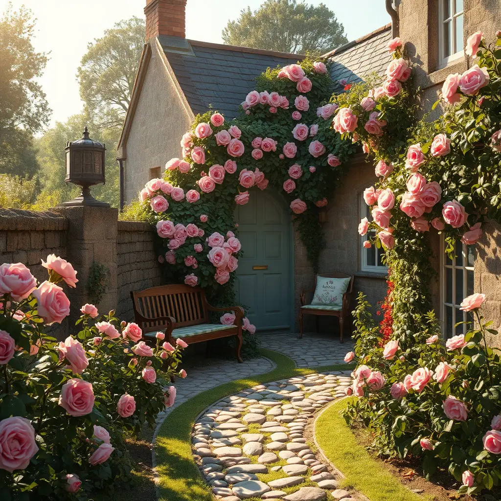 Cozy Flower Cottage Jigsaw Puzzle