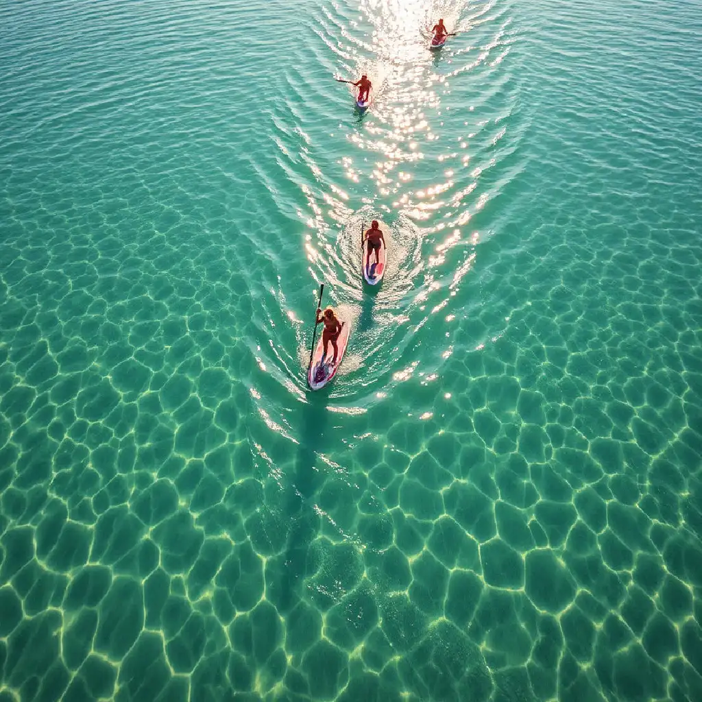 Kayaking in Clear Water