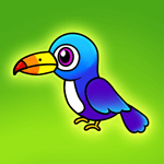 Baby Toucans Coloring Game