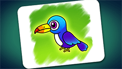 Baby Toucans Coloring Game