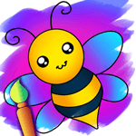 Bee Coloring Game