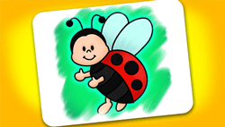 Beetle Coloring Game