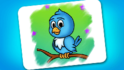 Blue Bird Coloring Game