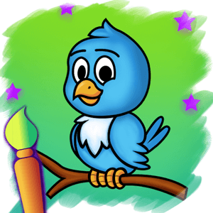 Blue Bird Coloring Game