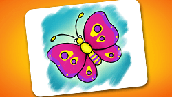 Butterfly Coloring Game