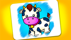 Cow Coloring Game