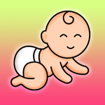 Cute Baby Crawling Coloring