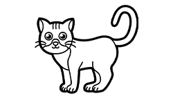 Cute Kitty Coloring