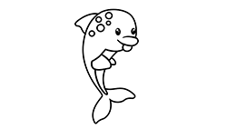 Dolphin Coloring Game