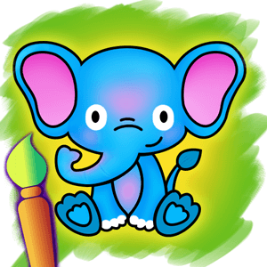 Elephant Coloring Game