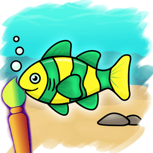 Fish Coloring Game
