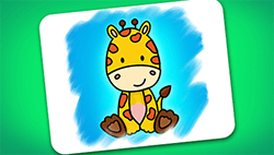 Giraffe Coloring Game