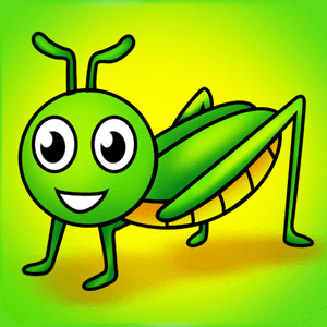 Grasshopper Coloring Game