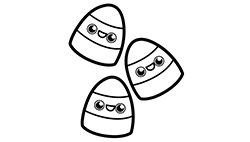 Haunted Candy Coloring