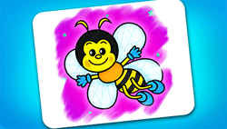 Honeybee Coloring Game