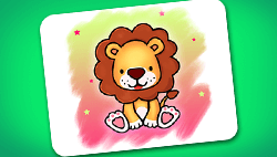 Lion Coloring Game