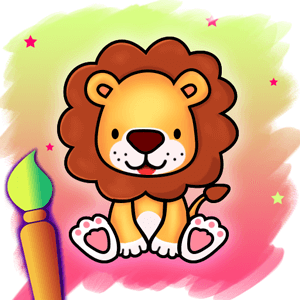 Lion Coloring Game