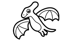 Pterodactyl Dinosaur Coloring