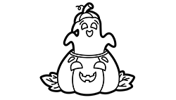 Pumpkin Pals Halloween Coloring