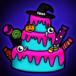 Spooky Cake Coloring