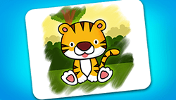 Tiger Coloring Game