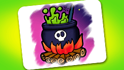 Witch Brew Coloring