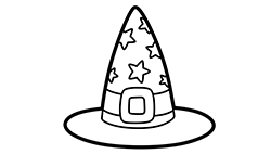 Witchy Hat Coloring