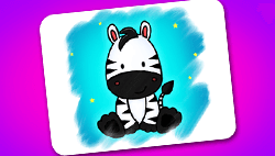Zebra Coloring Game