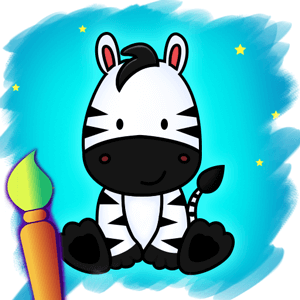 Zebra Coloring Game